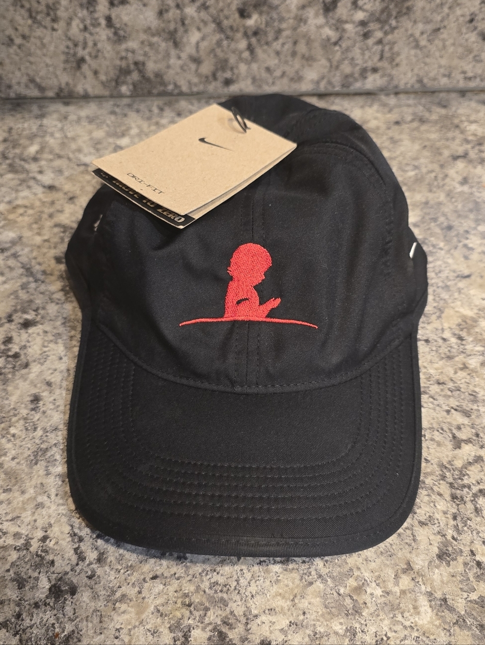 New! Nike Adult Unisex St. Judes Custom Black Adjustable Hat OS CJ7082-010